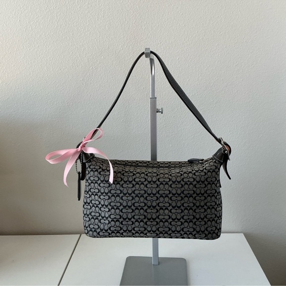 Coach Black and Pink Shoulder Bag - Picture 1 of 9